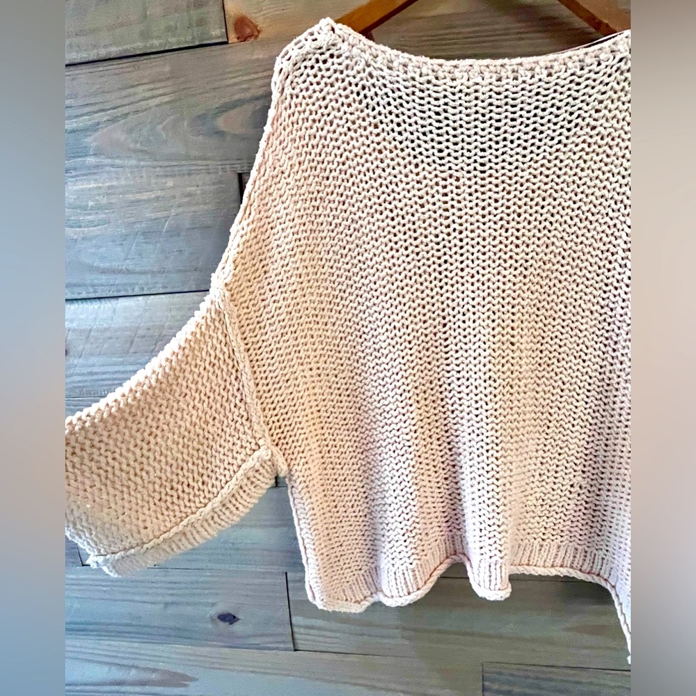 FREE PEOPLE LOOSE KNIT SWEATER - Picture 3 of 8
